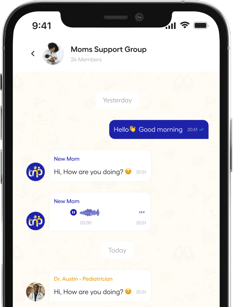 Community chat phone preview