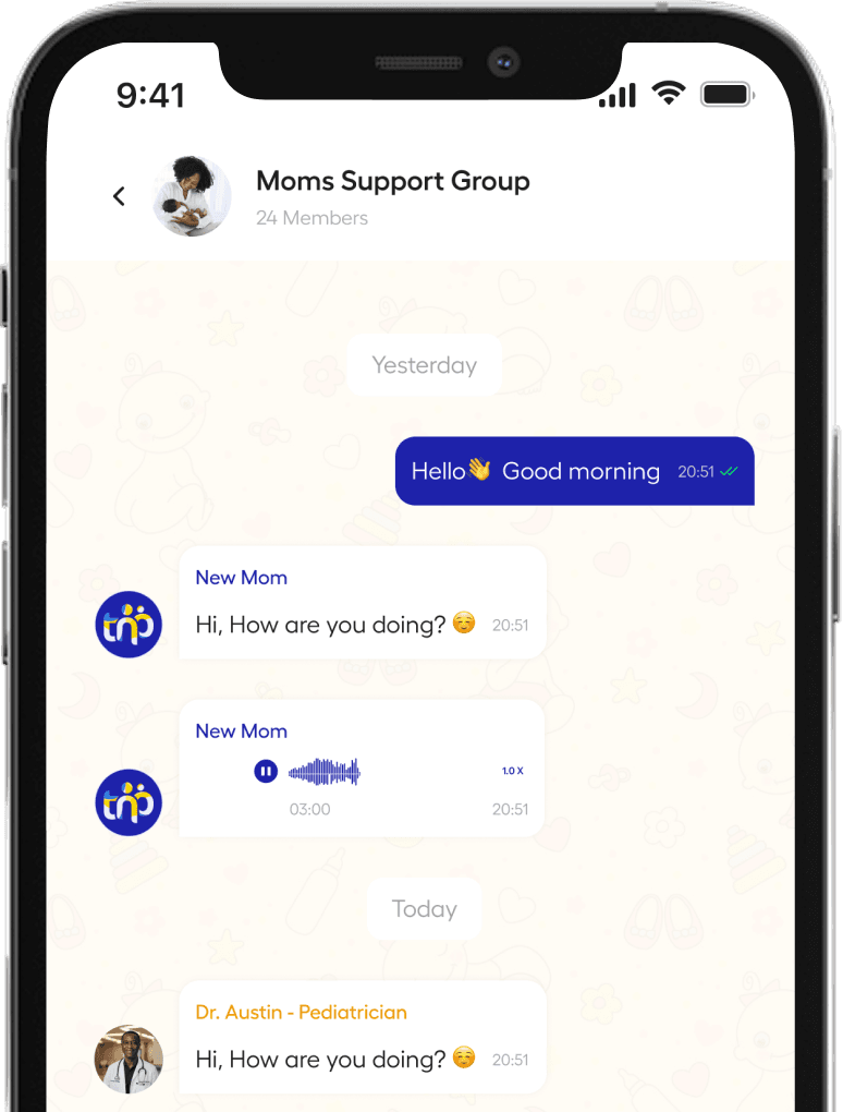 Community chat phone preview