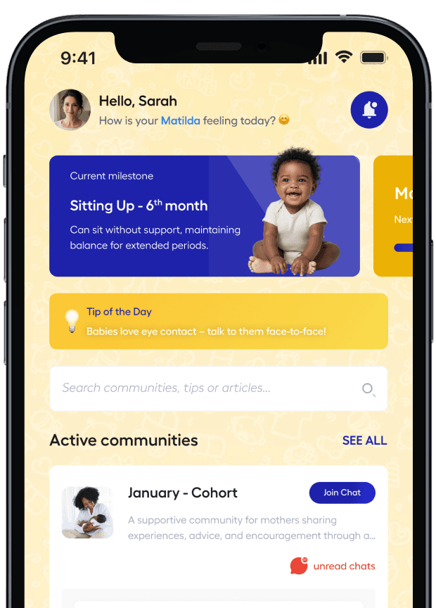 The Newborn app dashboard preview